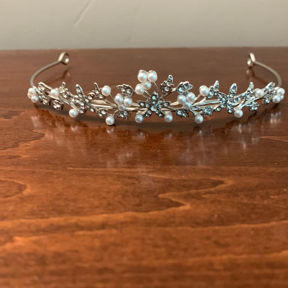 Stunning Pearl and Crystal Tiara